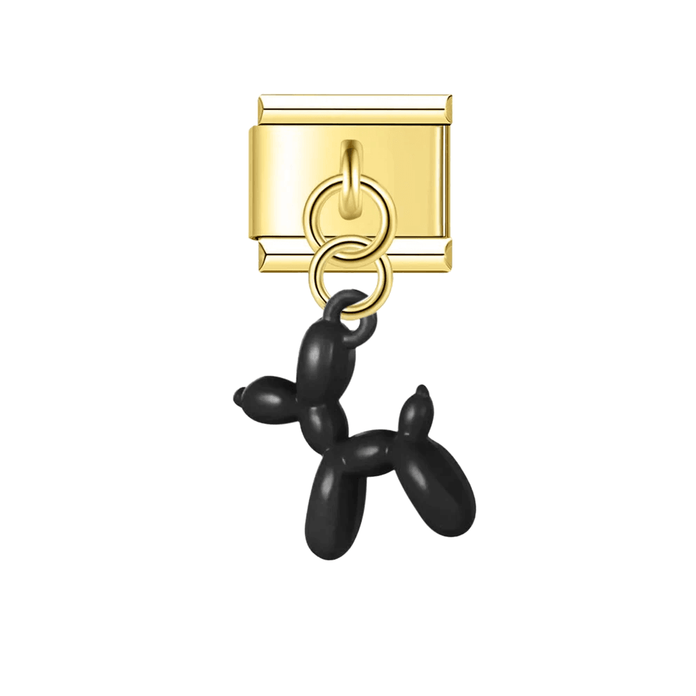 Czarny balonowy piesek - MyCharms