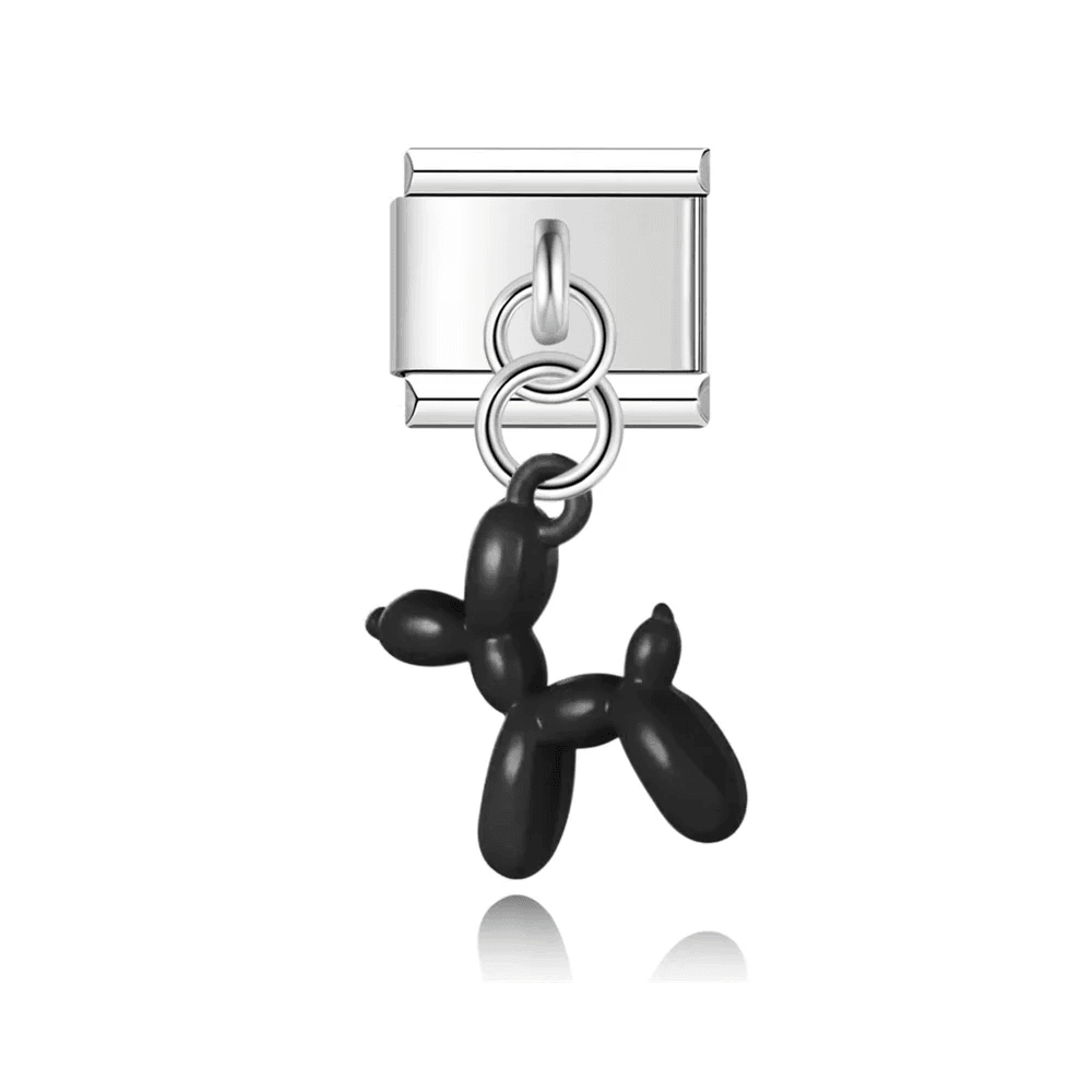 Czarny balonowy piesek - MyCharms