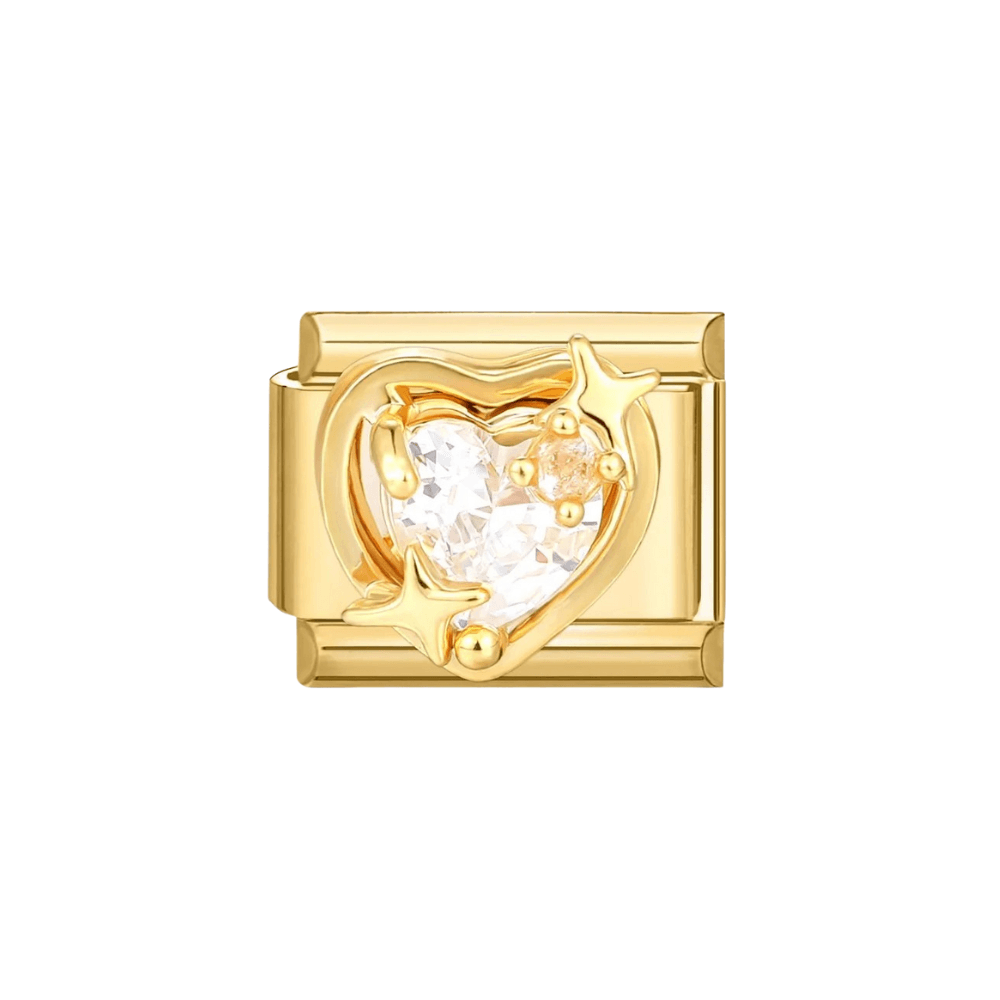 Białe, diamentowe serce - MyCharms